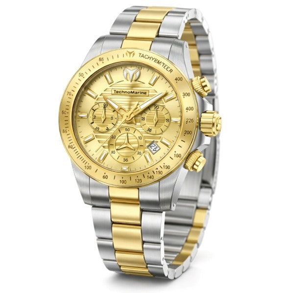 TechnoMarine Manta Ray Men's Watch - 42mm, Gold, Steel