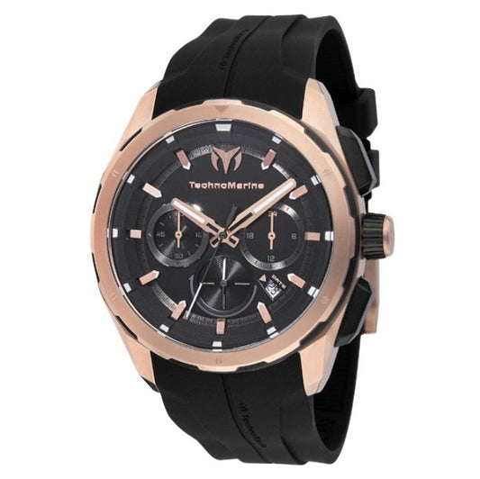TechnoMarine Ocean Nomad Men's Watch - 43mm,Rosegold Black