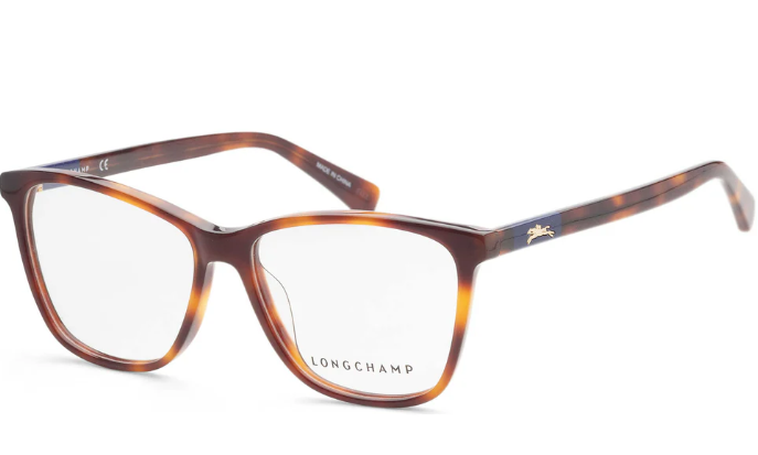 Longchamp Women's Brown Square Opticals