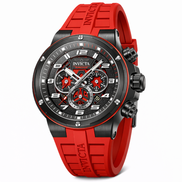 Invicta S1 Rally Stage Grid Men's Watch - 49mm, Red