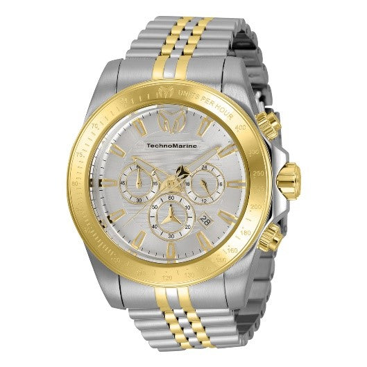 TechnoMarine Manta Grand Men's Watch - 47mm. Steel. Gold