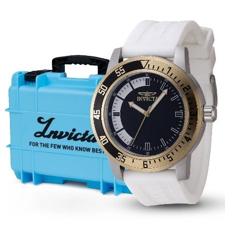 Invicta Specialty White, Black Men's Watch Bundle - 45mm