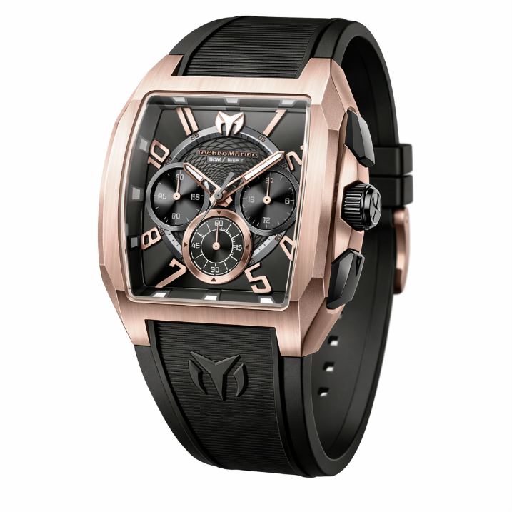 TechnoMarine Aqua Quadrant Men's Watch - 41mm, Black
