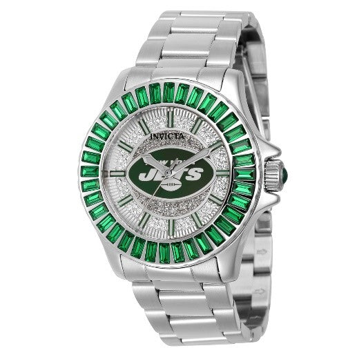 Invicta NFL New York Jets Unisex Watch - 38mm, Steel (42057)