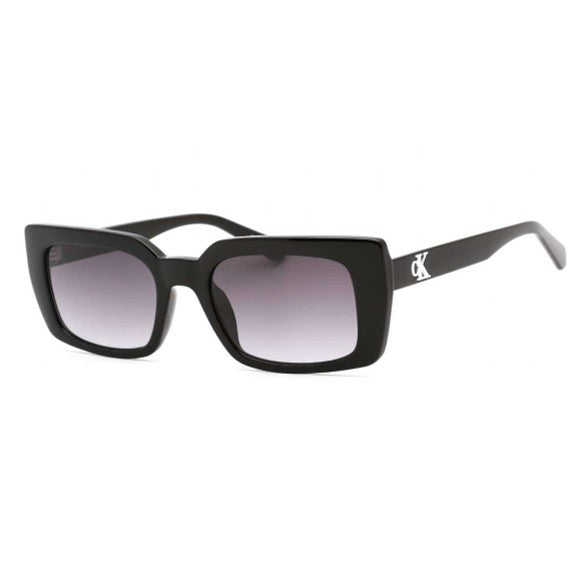 CALVIN KLEIN WOMEN'S BLACK RECTANGULAR SUNGLASSES