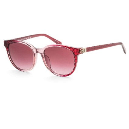 COACH WOMEN'S RED ROUND SUNGLASSES