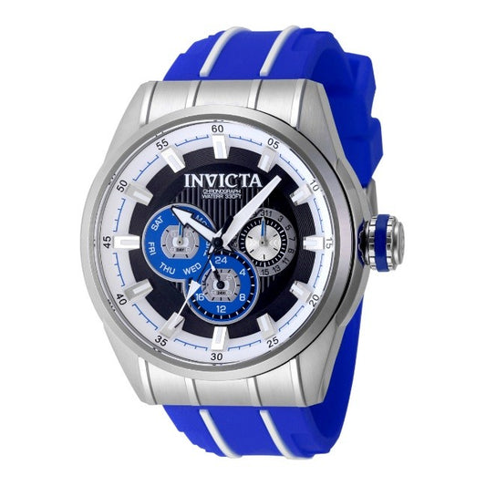 Invicta Speedway Men's Watch - 48mm, White, Blue