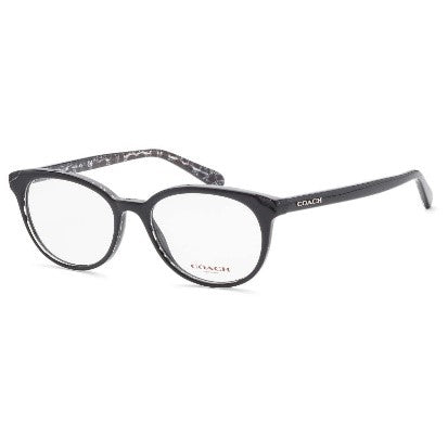 COACH WOMEN'S BLACK ROUND OPTICALS