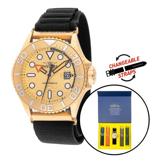 Invicta Ocean Predator Men's Watch - 44mm, with Interchangeable Strap
