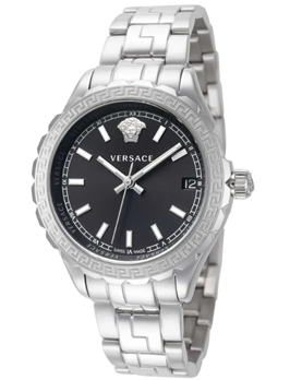 Versace Hellenyium Quartz Black Dial Women's Watch