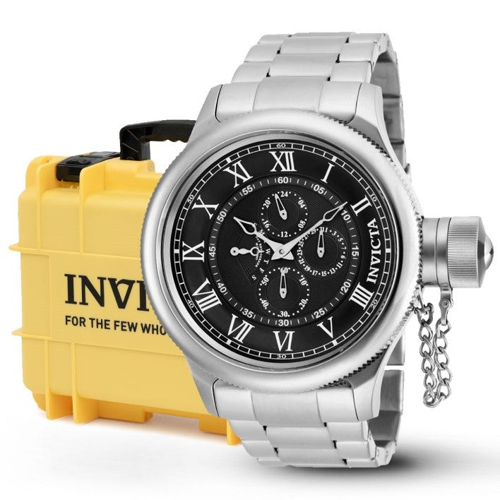 Invicta Pro Diver Black Men's Watch Bundle - 52mm