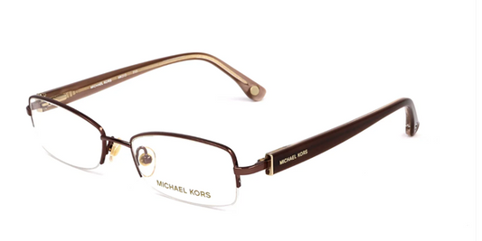 Michael Kors Women's Brown Rectangular Opticals