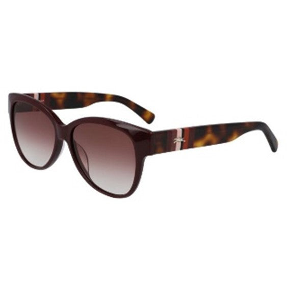 LONGCHAMP WOMEN'S RED CAT-EYE SUNGLASSES