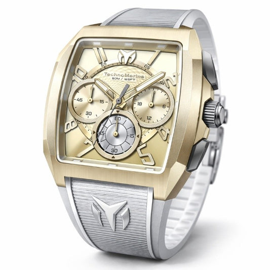 TechnoMarine Aqua Quadrant Men's Watch - 41mm, White