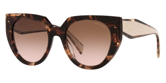 Prada Brown Gradient Cat Eye Ladies Sunglasses