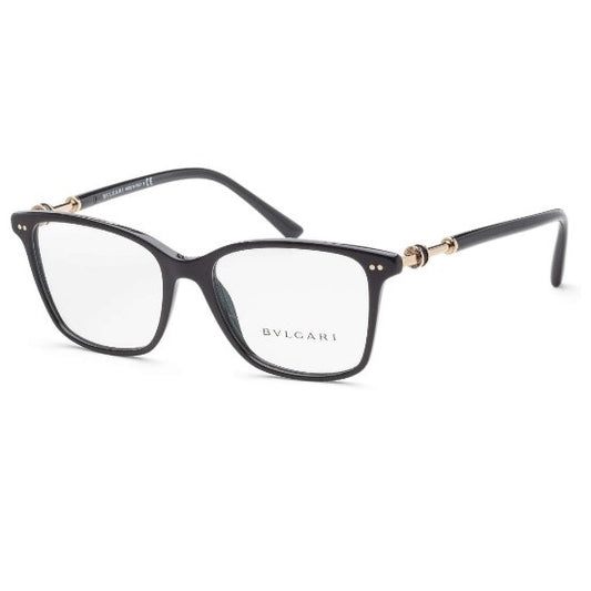 Bulgari Women's Black Square Opticals