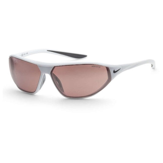 Nike Men's White Rectangular Sunglasses