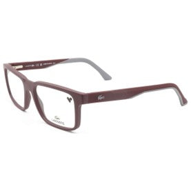 Lacoste Unisex Red Rectangular Opticals