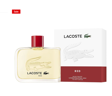 Lacoste red Men 125ml