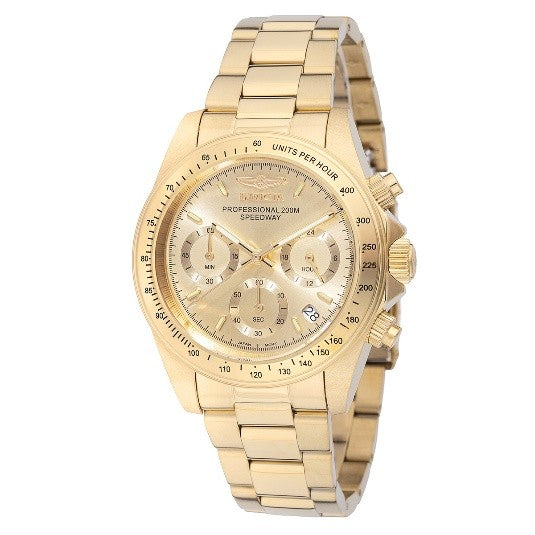 Invicta Speedway Men's Watch - 39.5mm, Gold