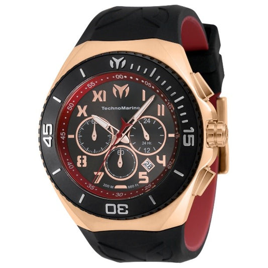 TechnoMarine Manta Ocean Men's Watch - 48mm, Black, Red