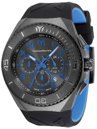 TechnoMarine Manta Ocean Men's Watch - 48mm, Black, Blue