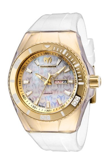 TechnoMarine Cruise Monogram Men's Watch - 45mm, White