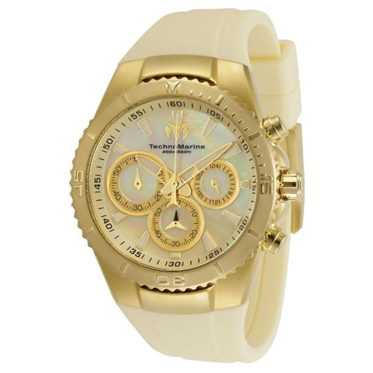 TechnoMarine Manta Sea Women's Watch w/ Mother of Pearl Dial - 40mm, Champagne