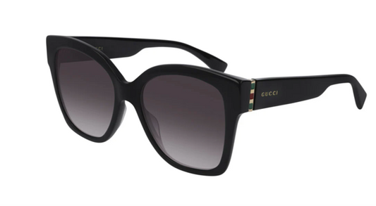 Gucci Grey Gradient Butterfly Ladies Sunglasses