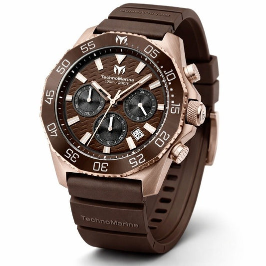 TechnoMarine Mare Vivo Men's Watch - 44mm, Brown