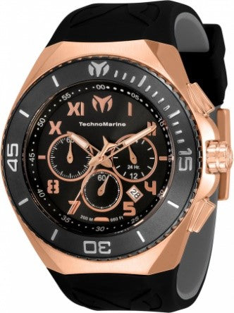 TECHNOMARINE Manta Chronograph Quartz Black Dial Men's Watch
