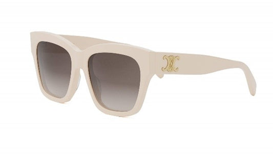 Celine Triomphe Brown Gradient Butterfly Ladies Sunglasses Brown Gradient Cream frame