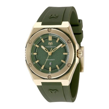 TechnoMarine Coral Legacy Quartz Olive Green Dial Women's Watch 36mm