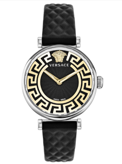 Versace Greca Chic Quartz Black Women's Watch