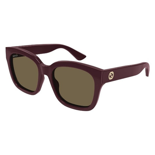 Gucci Brown Square Ladies Sunglasses