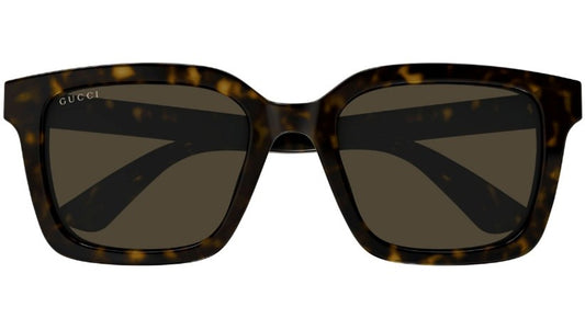 Gucci Brown Square Men's Sunglasses