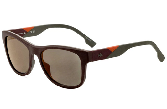 Lacoste Men's Orange Square Sunglasses 56mm