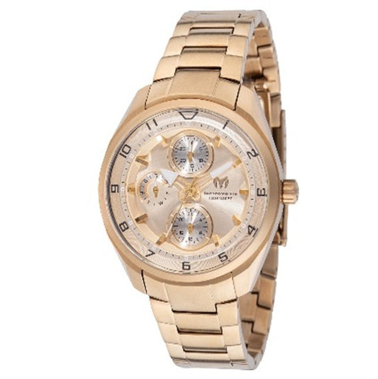 TechnoMarine Ocean Quartz Gold Dial Women's Watch 36mm