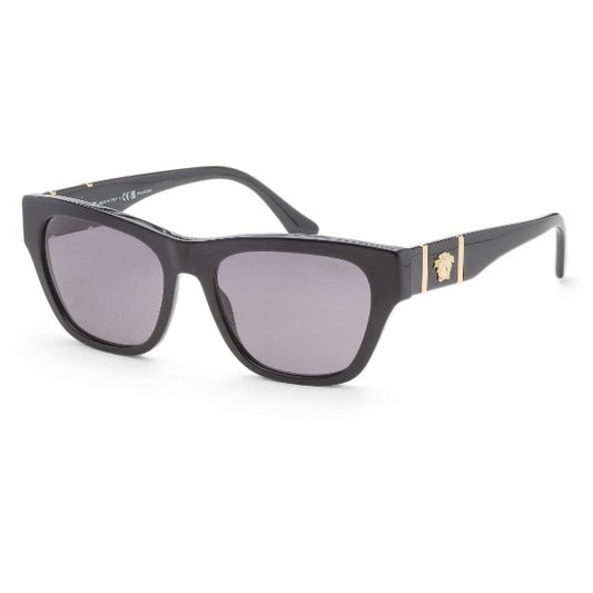 Versace Unisex Black Square Sunglasses