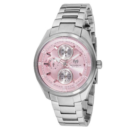 TechnoMarine Ocean Quantum Quartz Pink Dial Women's Watch 36mm