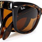 Ray-Ban Wayfarer Folding Classic Brown Classic B-15 Unisex Sunglasses