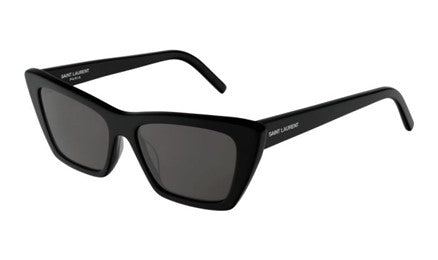 Saint Laurent Grey Cat Eye Ladies Sunglasses