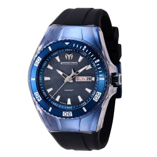 TechnoMarine Cruise Monogram Unisex Watch - 40mm, Black