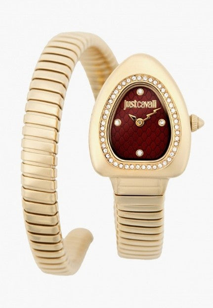 Just Cavalli Snake Quartz Red Women's Watch