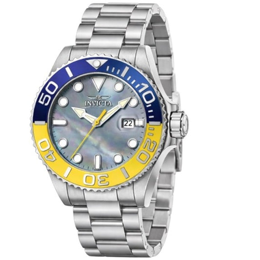 INVICTA MEN'S WATCH W/ MOTHER OF PEARL DIAL - 52MM, STEEL