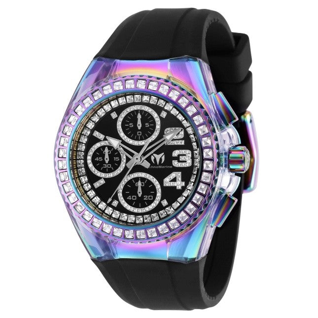 TechnoMarine Cruise Glitz Women's Watch - 40mm, Black