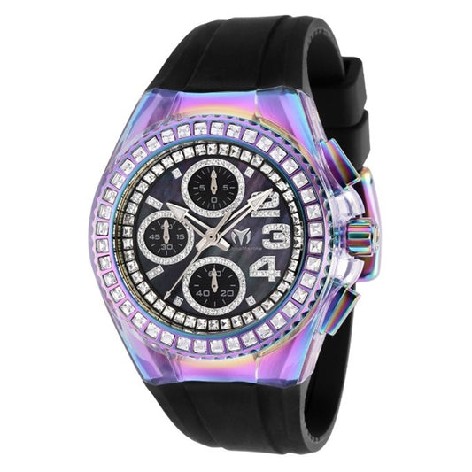 TechnoMarine Cruise Glitz Women's Watch w/ Mother of Pearl Dial - 40mm, Black