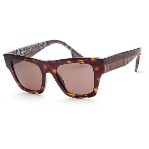 BURBERRY UNISEX BROWN SQUARE SUNGLASSES