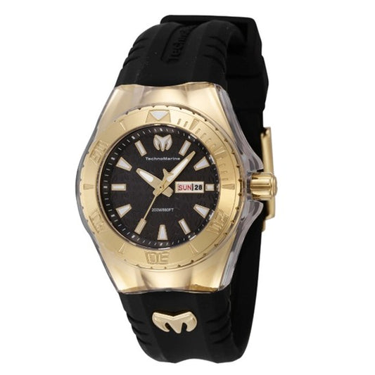 TechnoMarine Cruise Monogram Women's Watch - 36.5mm, Black