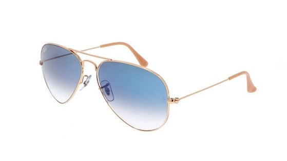Ray-Ban Aviator Gradient Light Blue Unisex Sunglasses